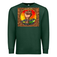 Sports Green juneteenth freedom day Premium Sweatshirt - TumblerDesignByShophia