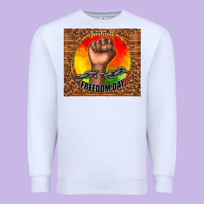 Juneteenth Freedom Day Premium Sweatshirt Designed By Tumblerdesignbyshophia