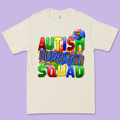 Autısm Support Squad Premium Tee Designed By Adodesignshop
