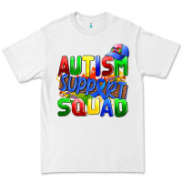 White autısm support squad Premium Tee - AdoDesignShop