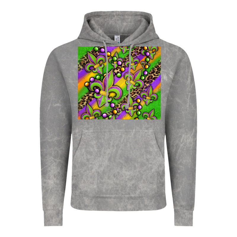 Mardi Gras Carnival Fleur De Lis Vintage Hoodie by Jasminsmagicworld | Teevron
