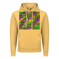 Vintage Mustard mardi gras carnival fleur de lis Vintage Hoodie - Jasminsmagicworld