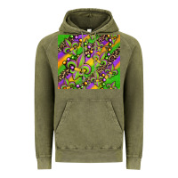 Vintage Olive mardi gras carnival fleur de lis Vintage Hoodie - Jasminsmagicworld