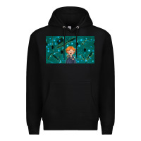 Black wizard boy and mouse Premium Hoodie - TumblerDesignByShophia