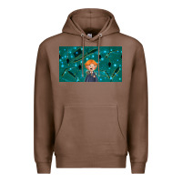 Chestnut wizard boy and mouse Premium Hoodie - TumblerDesignByShophia