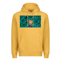 Mustard wizard boy and mouse Premium Hoodie - TumblerDesignByShophia