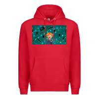 Red wizard boy and mouse Premium Hoodie - TumblerDesignByShophia
