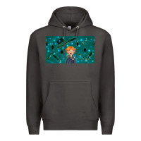 Smoke wizard boy and mouse Premium Hoodie - TumblerDesignByShophia