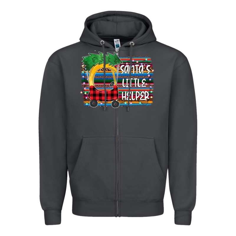 Santas Little Helper Zipper Hoodie by Bettercallsaul | Teevron