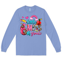 Colony Blue little miss sixth grade Long Sleeve Tee - NancyCooperArtShop