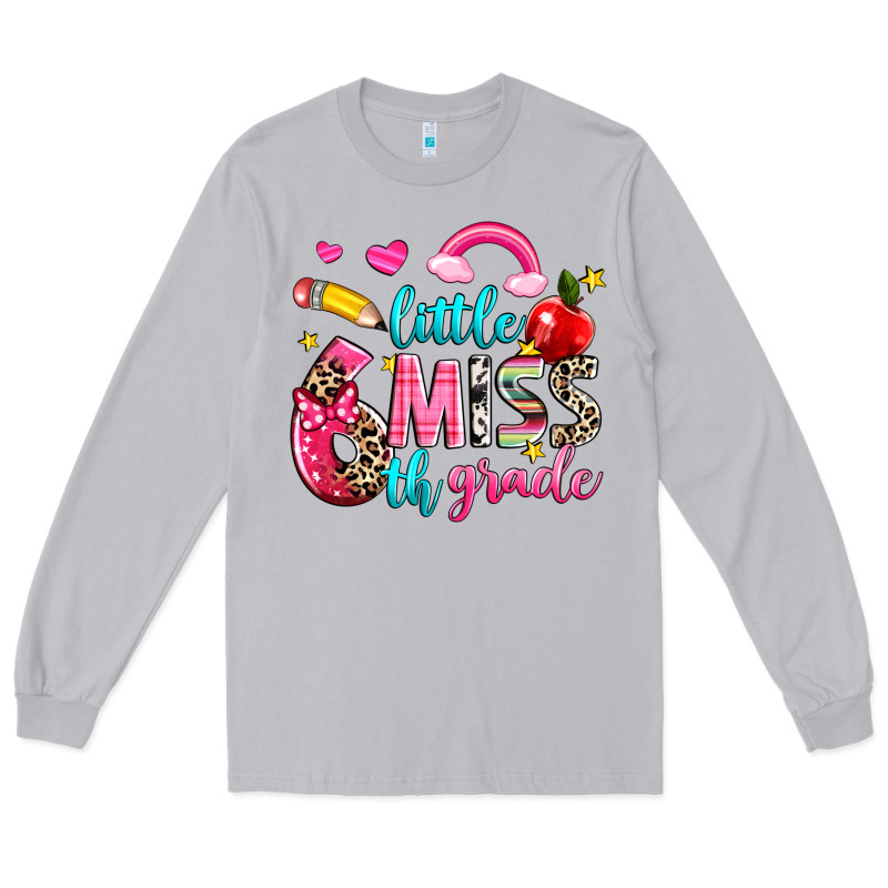 Little Miss Sixth Grade Long Sleeve Tee by NancyCooperArtShop | Teevron