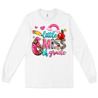 White little miss sixth grade Long Sleeve Tee - NancyCooperArtShop