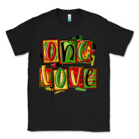 Black one love juneteenth Classic Tee - MaliasSmallBusiness