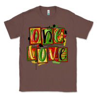 Chestnut one love juneteenth Classic Tee - MaliasSmallBusiness