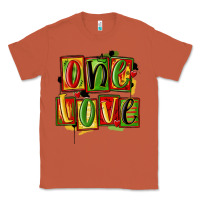 Copper one love juneteenth Classic Tee - MaliasSmallBusiness