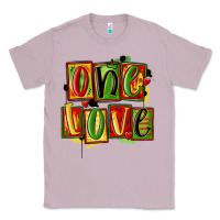 Lilac one love juneteenth Classic Tee - MaliasSmallBusiness