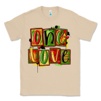 Mushroom one love juneteenth Classic Tee - MaliasSmallBusiness