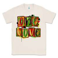 Natural one love juneteenth Classic Tee - MaliasSmallBusiness