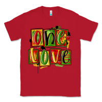 Red one love juneteenth Classic Tee - MaliasSmallBusiness