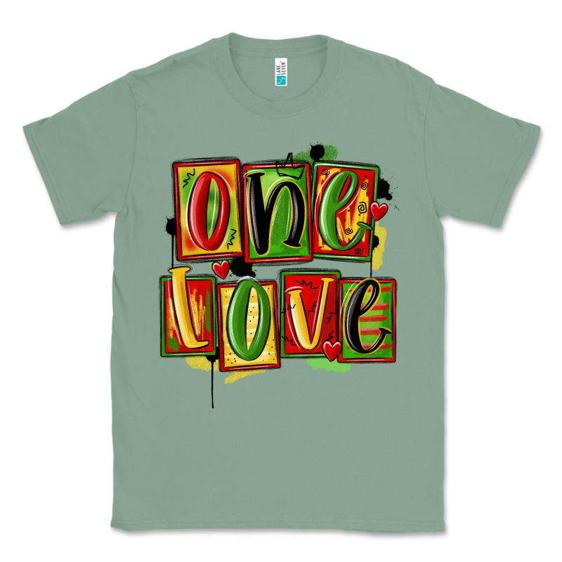 One Love Juneteenth Classic Tee by MaliasSmallBusiness | Teevron