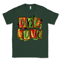 Sports Green one love juneteenth Classic Tee - MaliasSmallBusiness