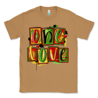 Toasted Coconut one love juneteenth Classic Tee - MaliasSmallBusiness