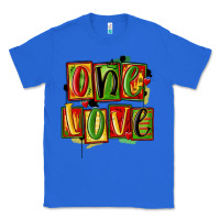 True Royal one love juneteenth Classic Tee - MaliasSmallBusiness