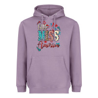 Lavender Little miss America 4th of july Heavyweight Hoodie - HowdyJamesFarm