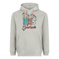 Moon Dust Little miss America 4th of july Heavyweight Hoodie - HowdyJamesFarm