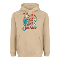 Mushroom Little miss America 4th of july Heavyweight Hoodie - HowdyJamesFarm
