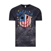 Cloud Black America Vintage Tee - MaliasSmallBusiness