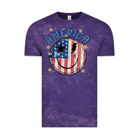 Cloud Purple America Vintage Tee - MaliasSmallBusiness