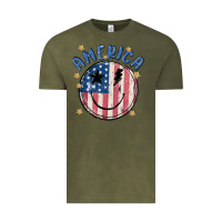 Vintage Olive America Vintage Tee - MaliasSmallBusiness