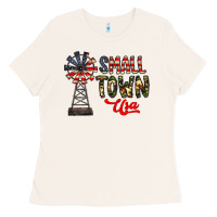 Bone small town usa Ladies Tee - CowhideDigitalArt