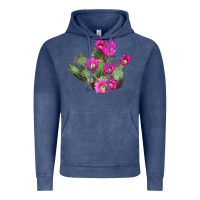 Vintage Denim strawberry hedgehog cactus Vintage Hoodie - LillyAllenDesigns