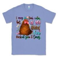 Colony Blue i may look calm but in my head ive pecked you 3 ti Classic Tee - JahusDesignShop