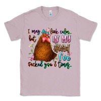 Lilac i may look calm but in my head ive pecked you 3 ti Classic Tee - JahusDesignShop