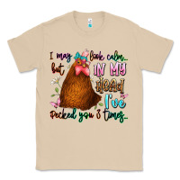 Mushroom i may look calm but in my head ive pecked you 3 ti Classic Tee - JahusDesignShop