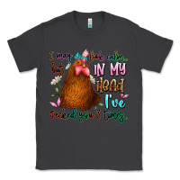 Smoke i may look calm but in my head ive pecked you 3 ti Classic Tee - JahusDesignShop