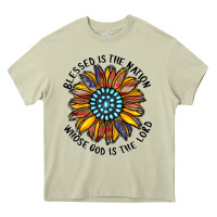 Mossy blessed is the nation whose god is the lord Heavy Core Tee - CowhideDigitalArt