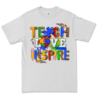 Dove Grey teach love inspire Premium Tee - AdoDesignShop