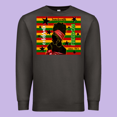 Juneteenth Celebrate Freedom Since 1865 Premium Sweatshirt Designed By Tumblerdesignbyshophia