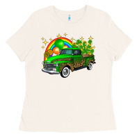 Bone st patricks shamrock gold rainbow balloon candy truck Ladies Tee - FaDigitalArtStudio