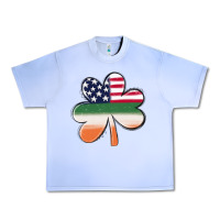 Grape Ice st patricks day shamrock american flag Urban Heavy Tee - MaliasSmallBusiness