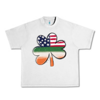 Lunar Rock st patricks day shamrock american flag Urban Heavy Tee - MaliasSmallBusiness