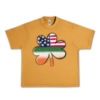 Peanut Butter st patricks day shamrock american flag Urban Heavy Tee - MaliasSmallBusiness