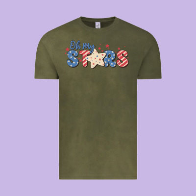 Oh My Stars Vintage Tee Designed By Maliassmallbusiness