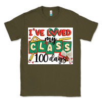 Army Green i've loved my class 100 days Classic Tee - MaliasSmallBusiness