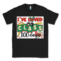 Black i've loved my class 100 days Classic Tee - MaliasSmallBusiness