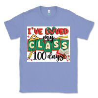 Colony Blue i've loved my class 100 days Classic Tee - MaliasSmallBusiness